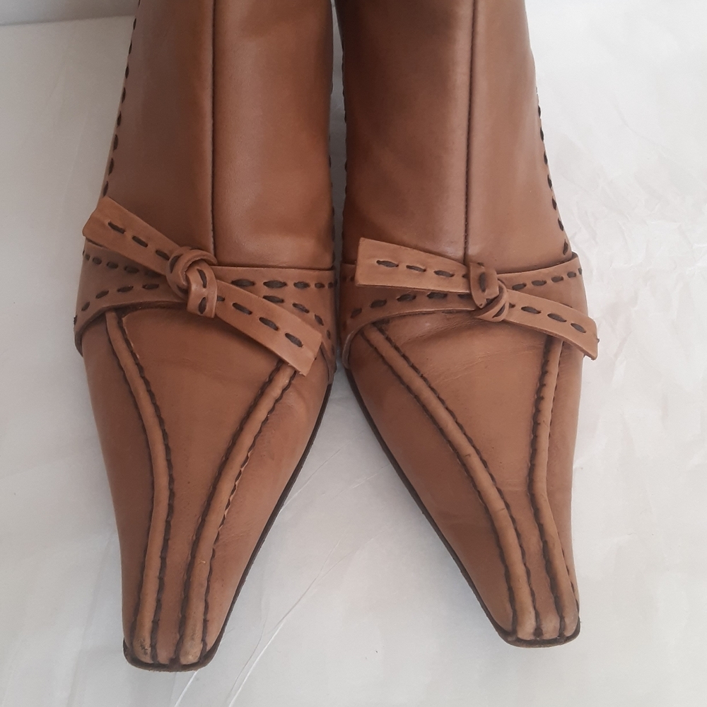 Prada milano bow womens boots sz 36 leather - Picture 14 of 14